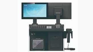 中科英泰通道式收款机